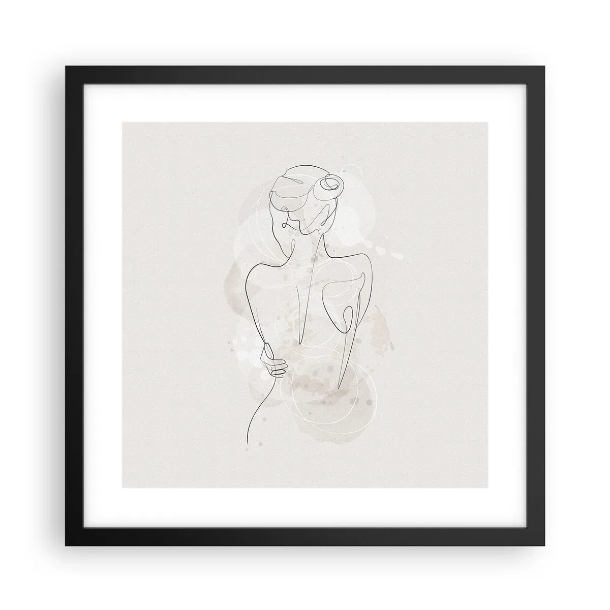 Poszter fehér keretben - Mint egy érzékeny hangszer - 40x40 cm