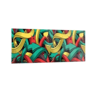 Üveg kép - Melyik az út a cél felé? - 100x40 cm