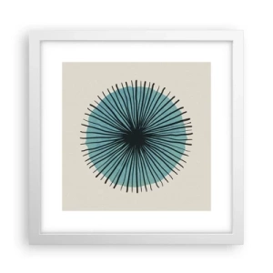 Poszter fekete keretben - Ragyogóan a kékben - 30x30 cm