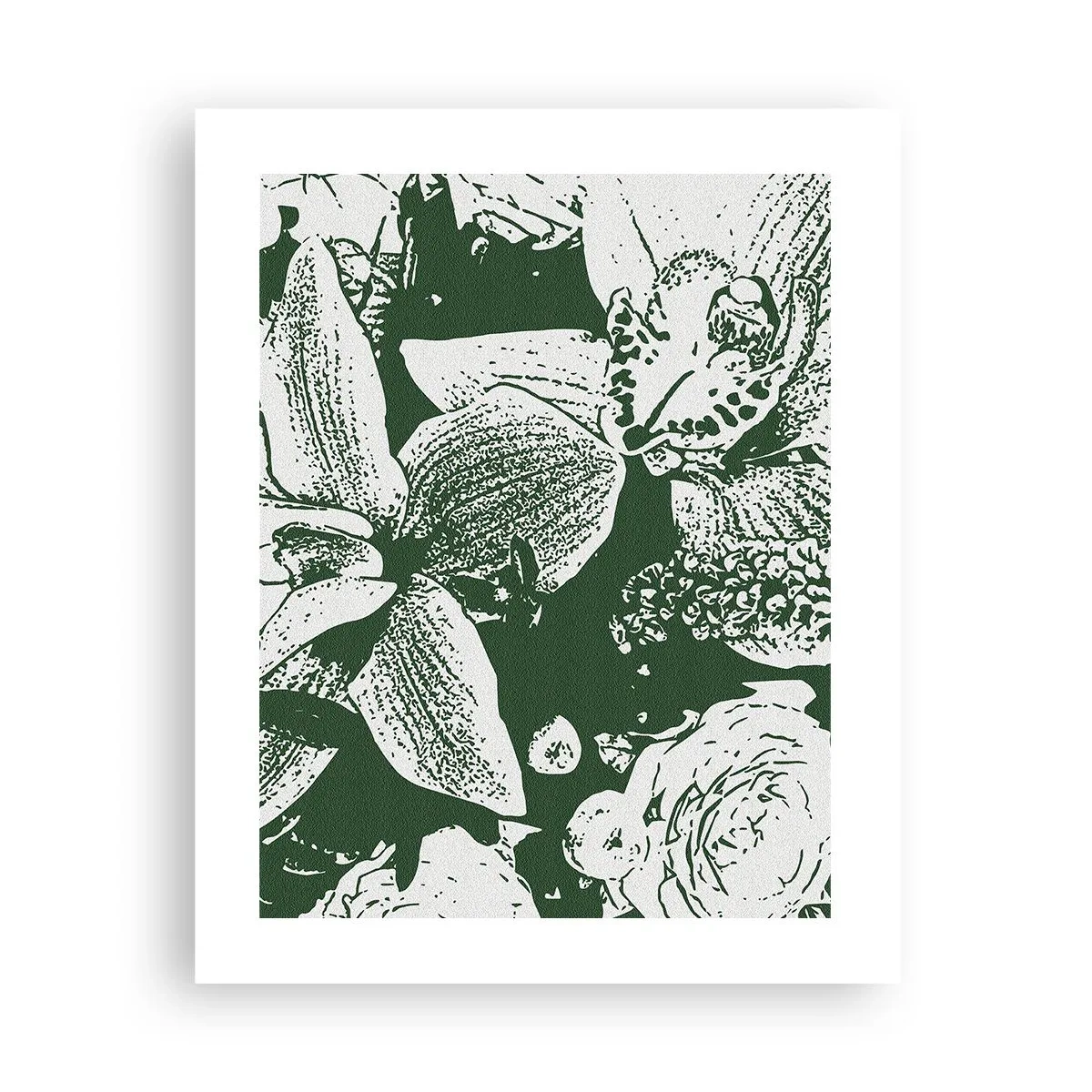 Poszter - Csokor - a zöld világa - 40x50 cm