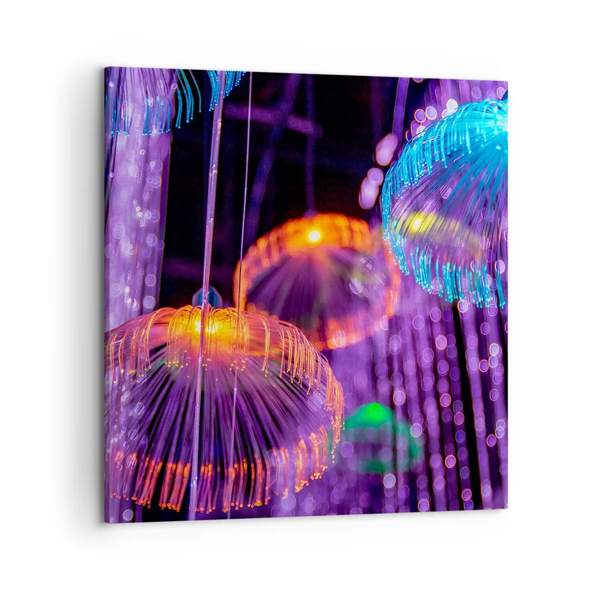 Vászonkép - Világító szökőkút - 50x50 cm