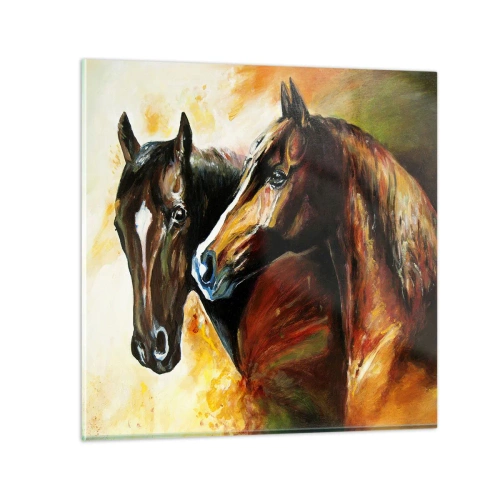 Üveg kép - Kétszer annyi sárm - 60x60 cm