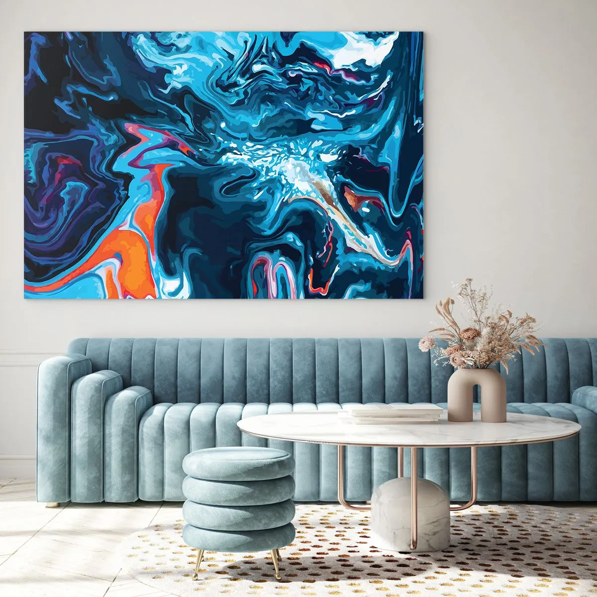 Üveg kép - Utazás a mennyország közepébe - 100x70 cm