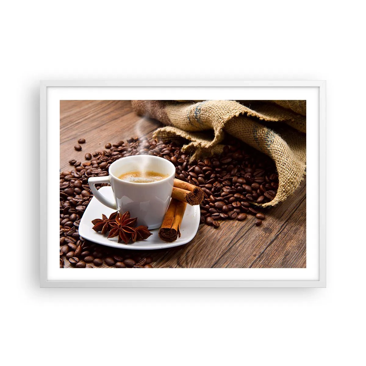 Poszter fekete keretben - Fűszeres íz és illat - 70x50 cm