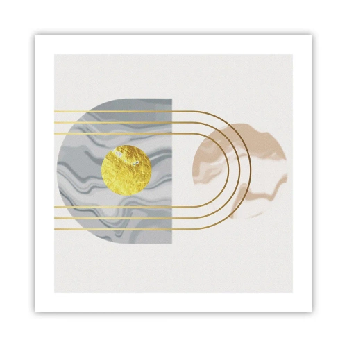 Poszter - Fényerő és ragyogás - 50x50 cm