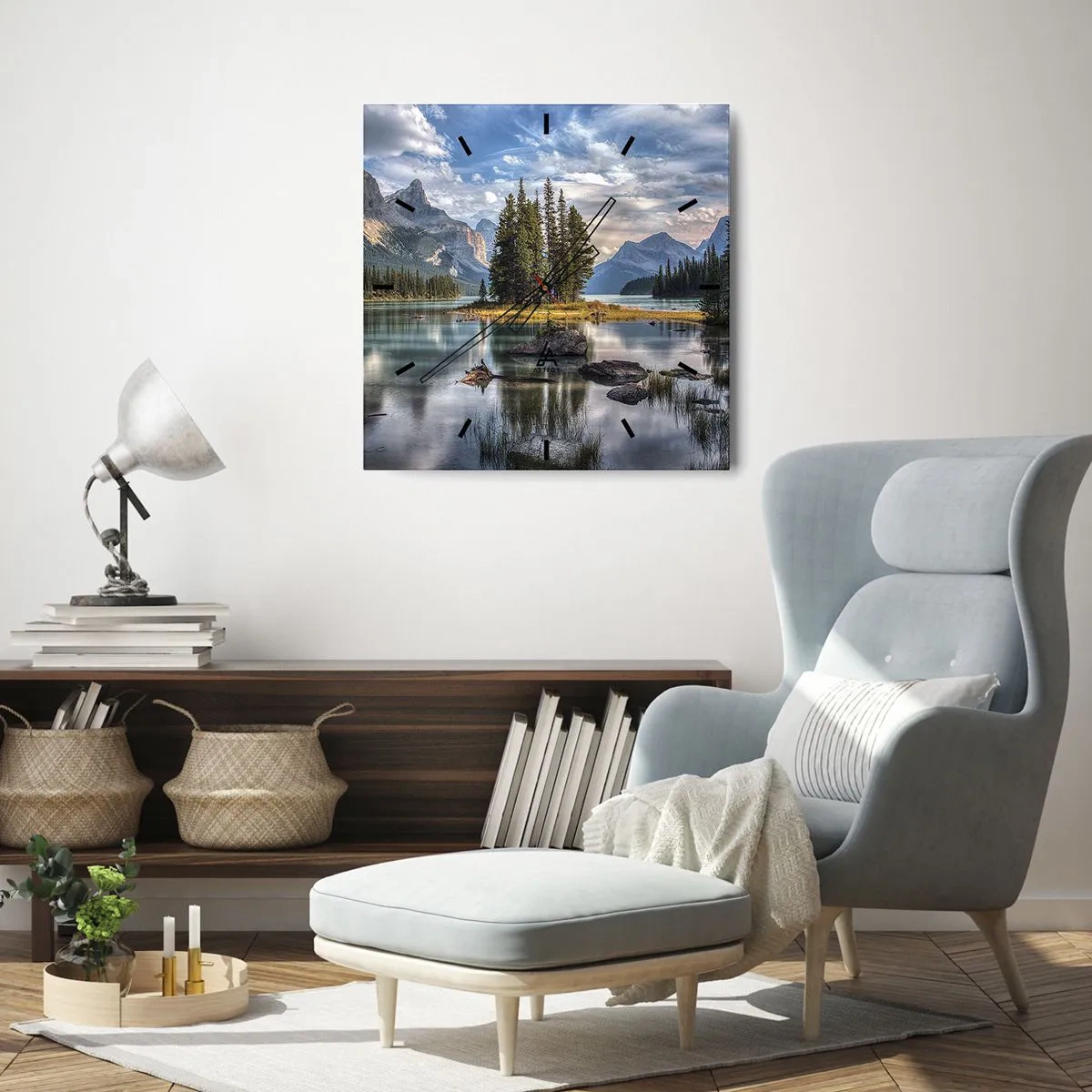 Falióra, Óra - A nagy és tiszta víz mellett... - 30x30 cm