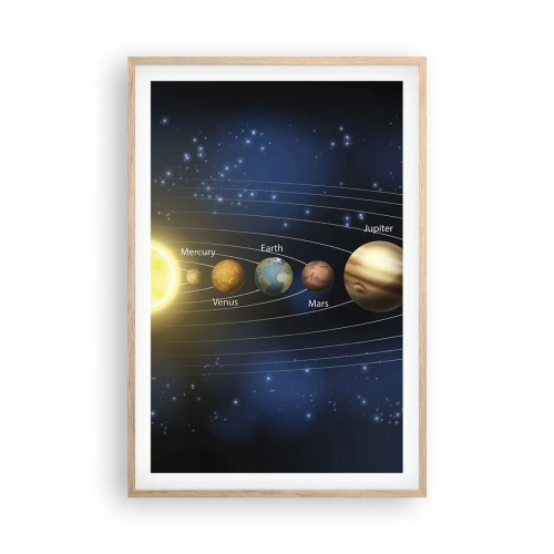 Poszter világos tölgy keretben - Egy a tízből - 61x91 cm