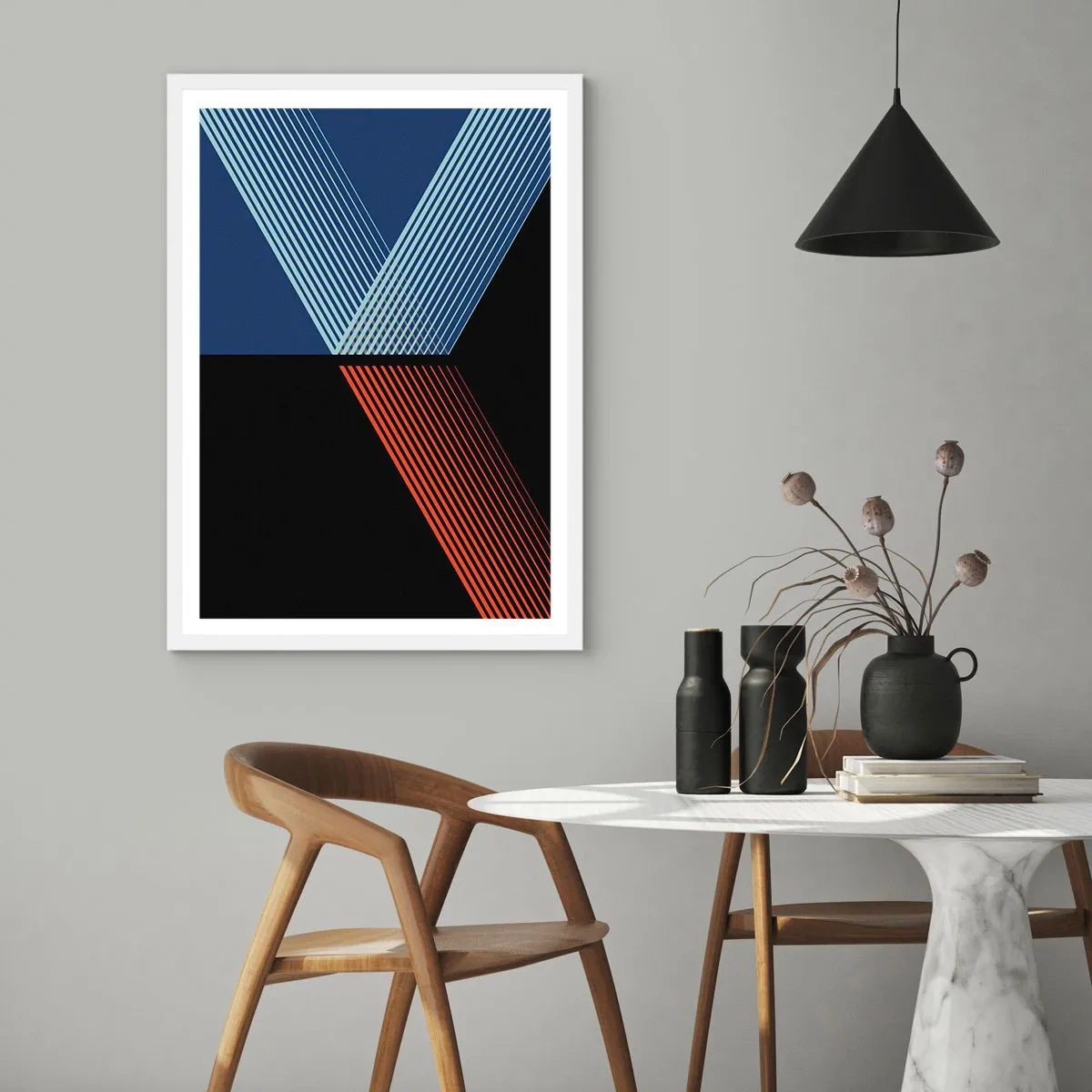 Poszter fekete keretben - Egyszerű történet - 61x91 cm