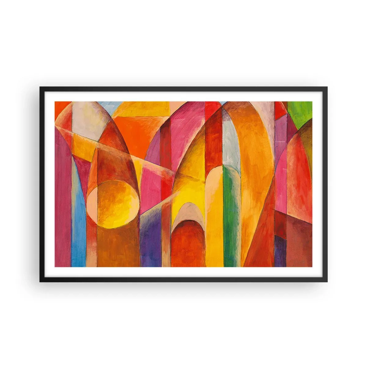 Poszter fehér keretben - A nap katedrálisa - 91x61 cm