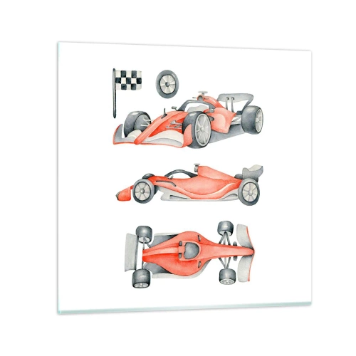 Üveg kép - Egy álom elérése - 70x70 cm