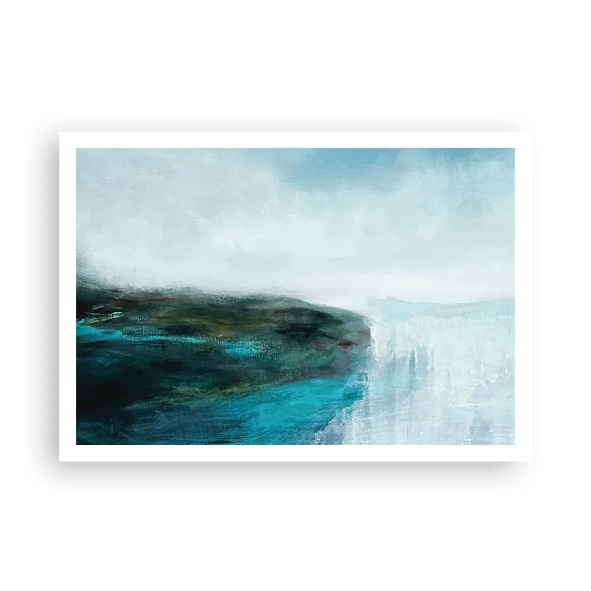 Poszter - Tengeri absztrakció - 100x70 cm