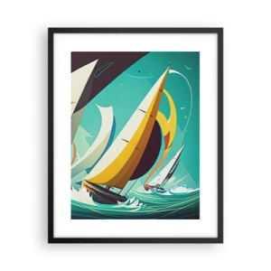 Poszter fehér keretben - Közelről és személyesen az elemekkel - 40x50 cm