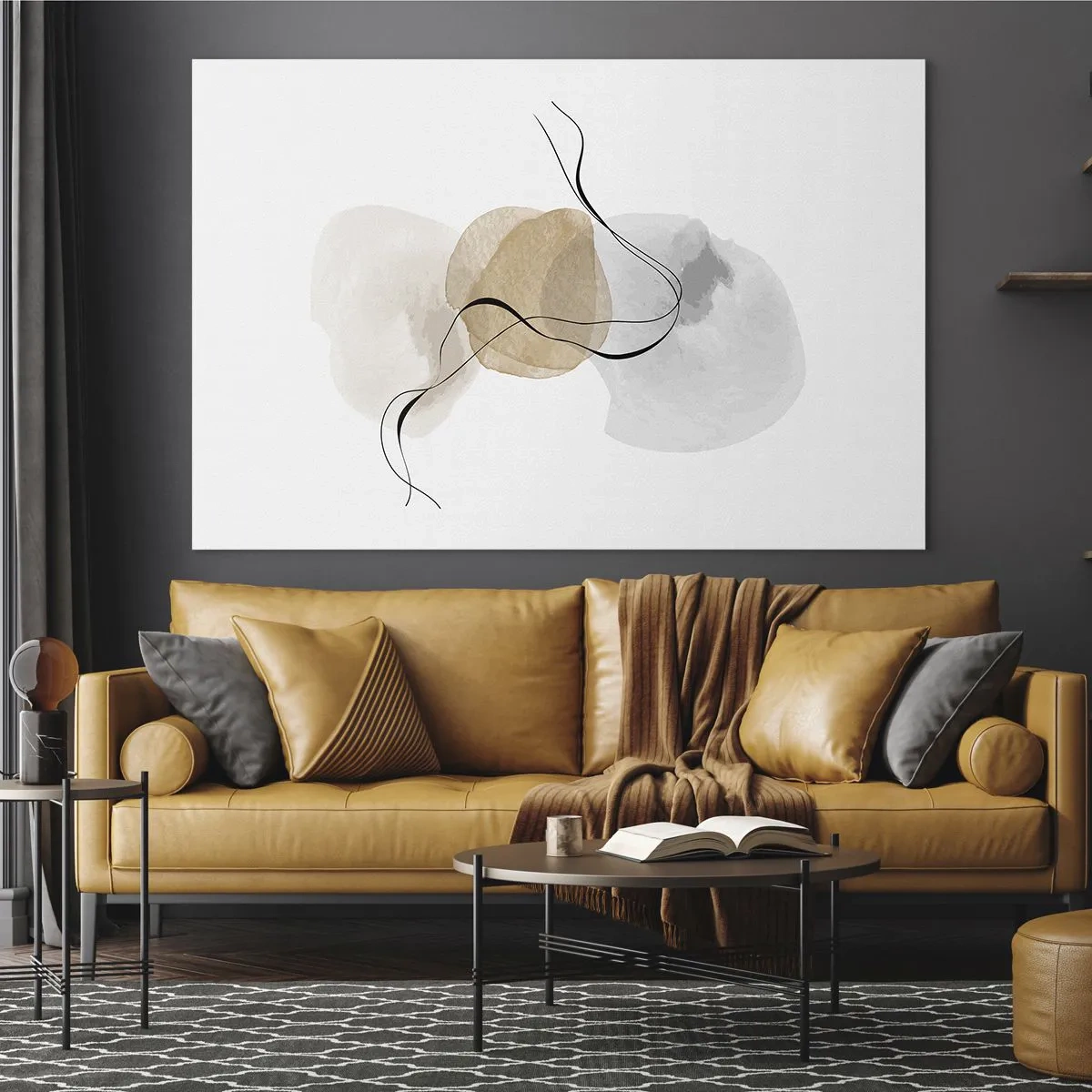 Üveg kép - Léggyöngyök - 100x70 cm