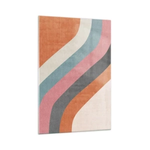 Üveg kép - Diagonális kompozíció - mozgás - 70x100 cm