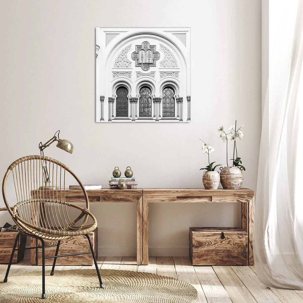 Vászonkép - A kultúrák határán - 70x70 cm