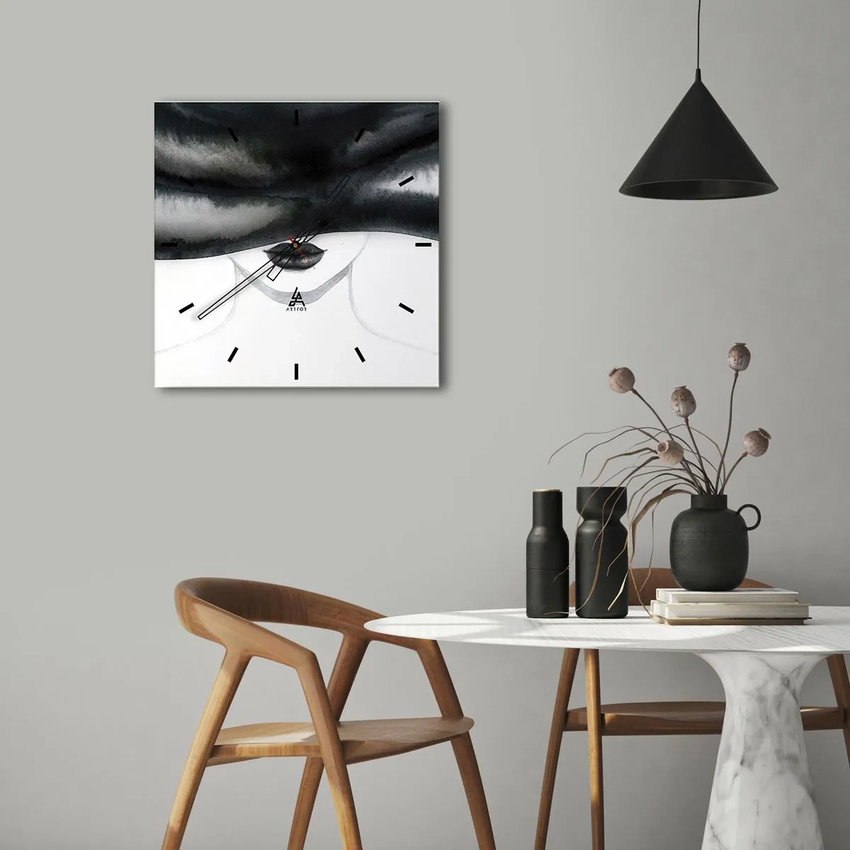 Falióra, Óra - Érzéki titok - 40x40 cm