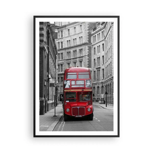 Poszter fehér keretben - A mindennapi életnek nem kell szürkének lennie - 70x100 cm