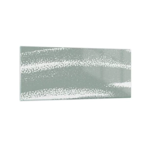 Üveg kép - Absztrakció téli hangulatban - 120x50 cm