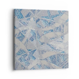 Vászonkép - A szürkéskék labirintusban - 40x40 cm
