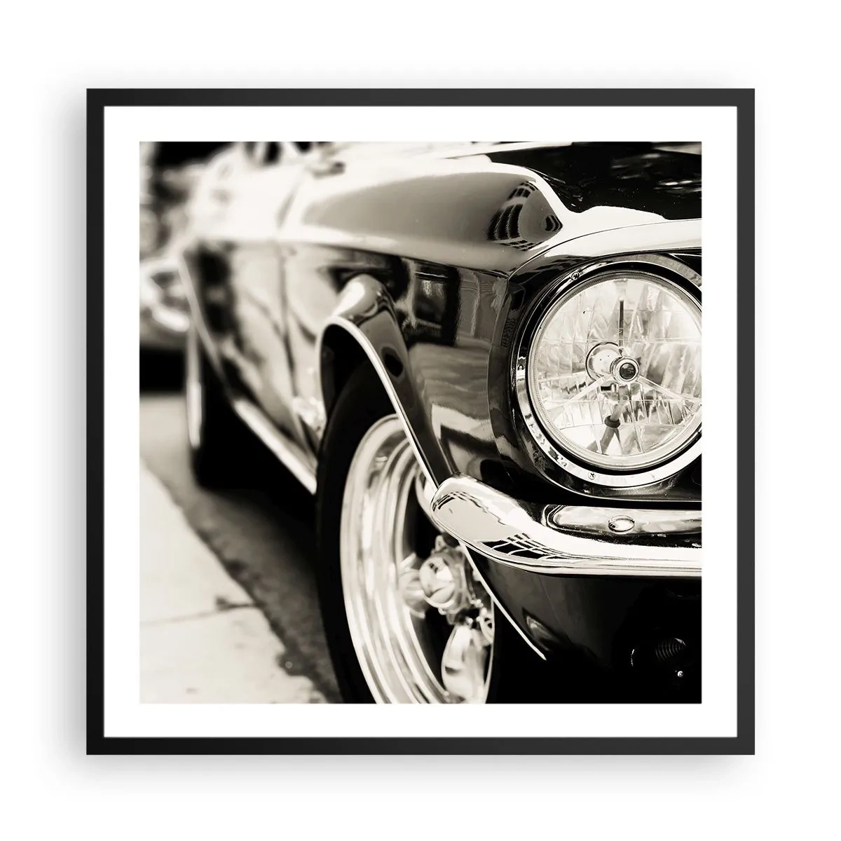 Poszter fehér keretben - Tartós ragyogás - 60x60 cm