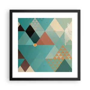 Poszter fehér keretben - A sokféleség egysége, az egység sokfélesége - 40x40 cm