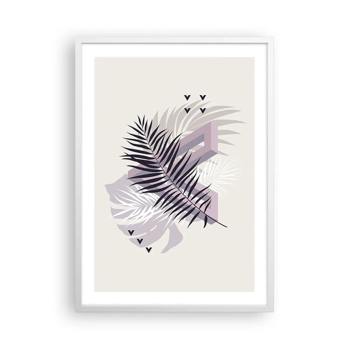 Poszter fekete keretben - Az árnyék árnyéka - 50x70 cm