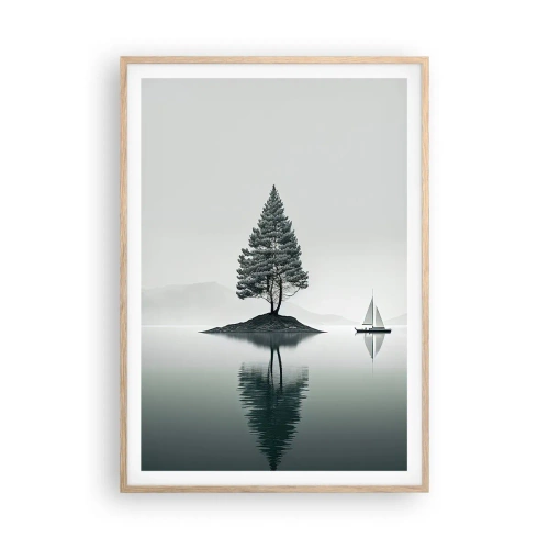 Poszter világos tölgy keretben - Egy álom - 70x100 cm