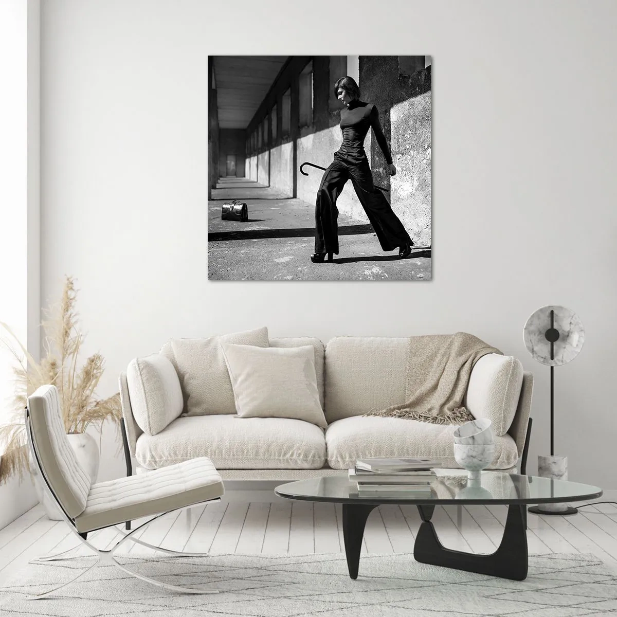 Üveg kép -   Városi elegancia - 70x70 cm