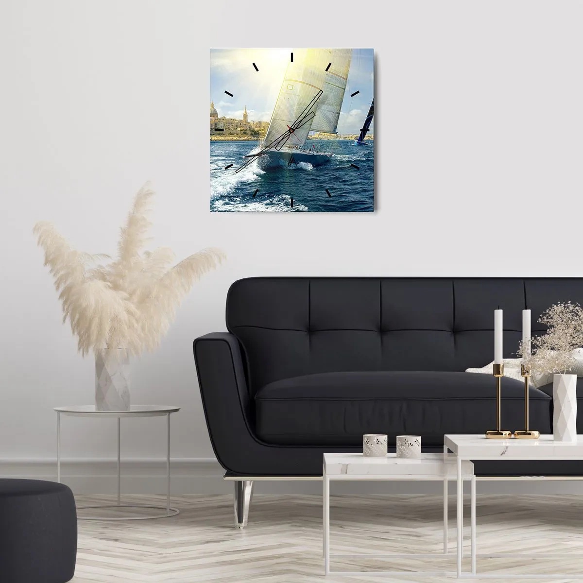 Falióra, Óra - Ideje elhagyni a várost - 30x30 cm