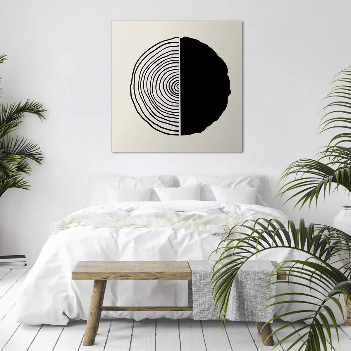 Vászonkép - Fele fele - 60x60 cm