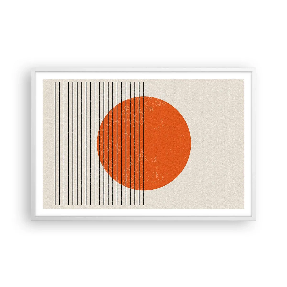 Poszter fekete keretben - Mindig a nap - 91x61 cm