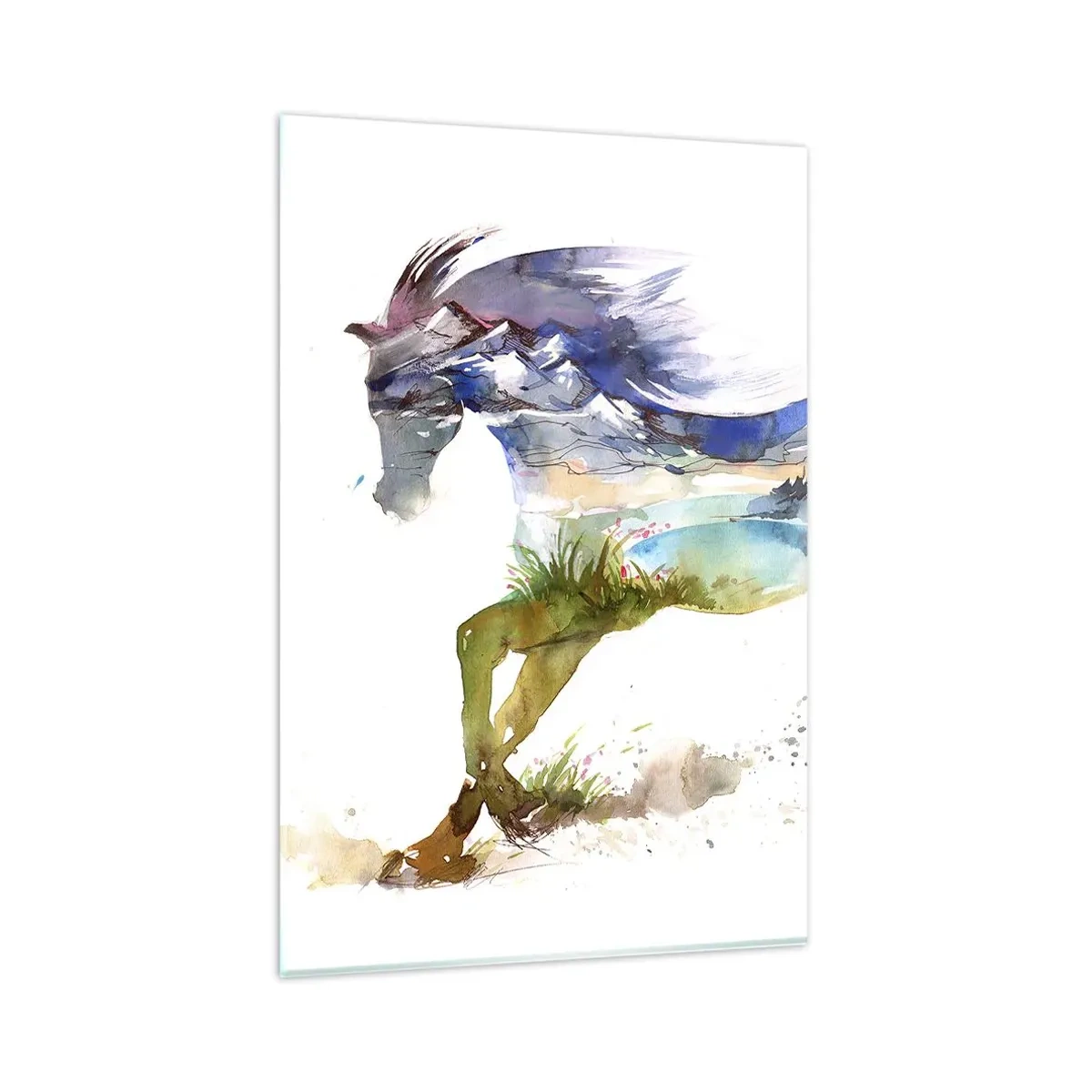 Üveg kép - A rétről egyenesen a mennybe - 80x120 cm