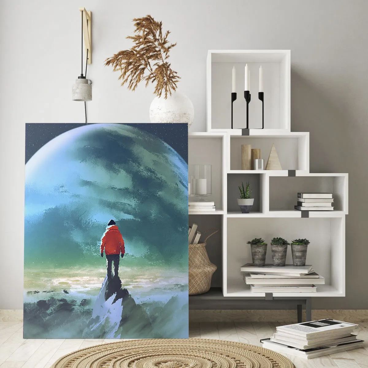 Üveg kép - Az új föld felfedezője - 50x70 cm