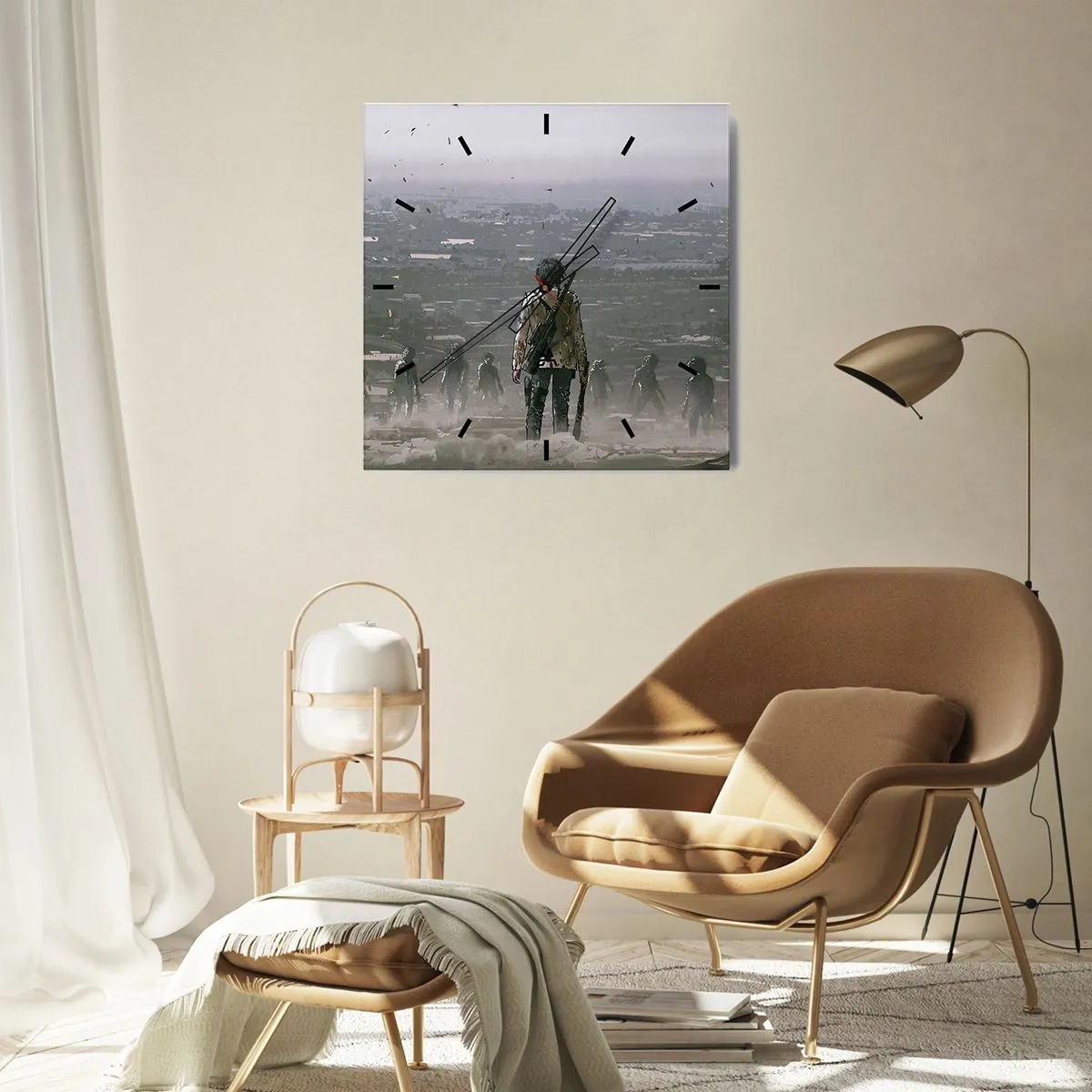 Falióra, Óra - Utolsó igazságos? - 40x40 cm