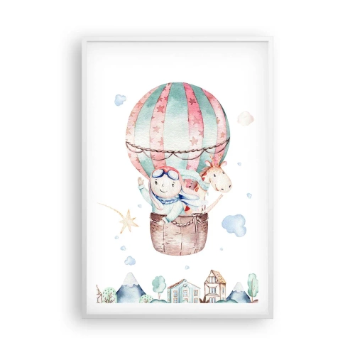 Poszter fekete keretben - Nemsokára visszajövünk! - 61x91 cm