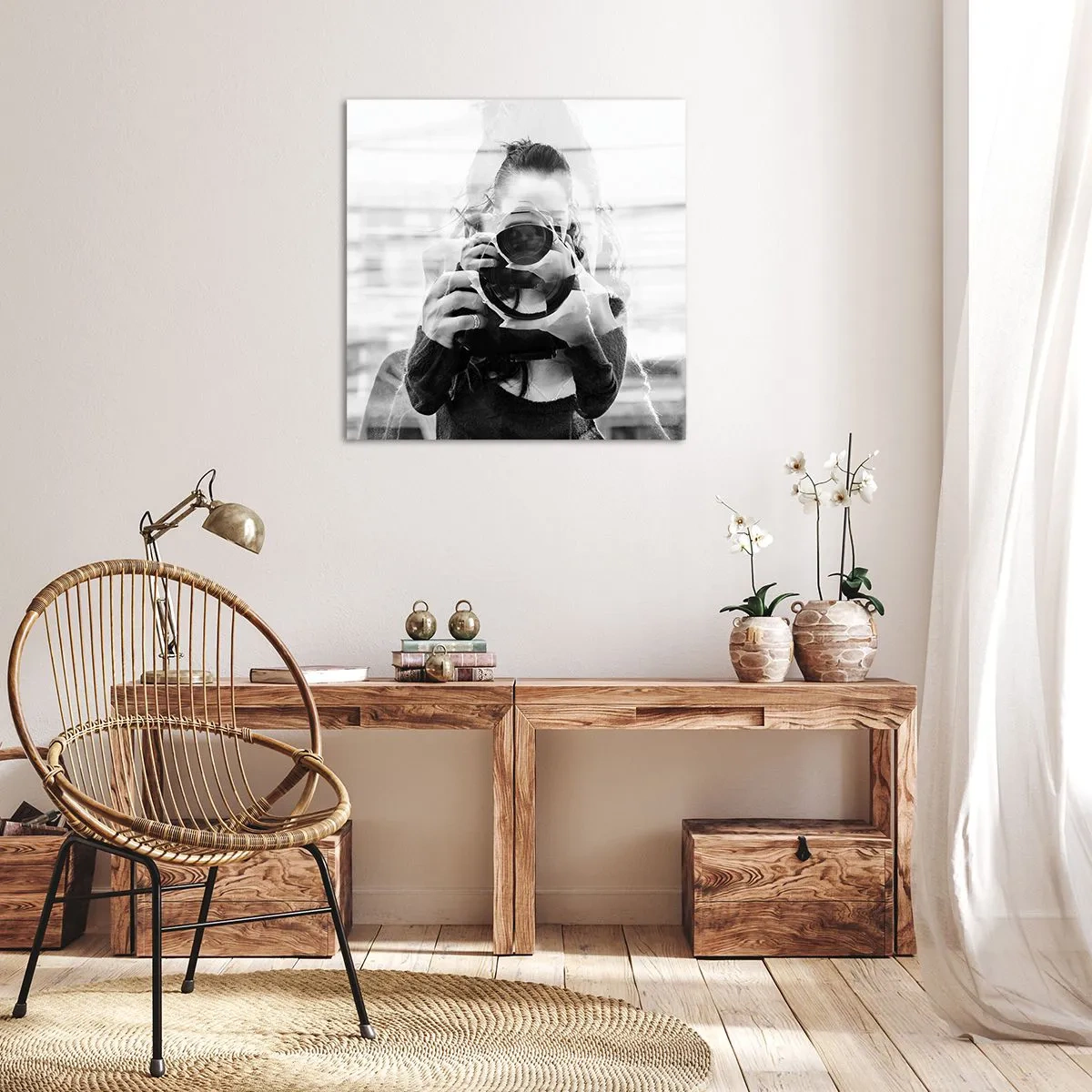 Vászonkép - Alkotó meg ez eszköze - 70x70 cm