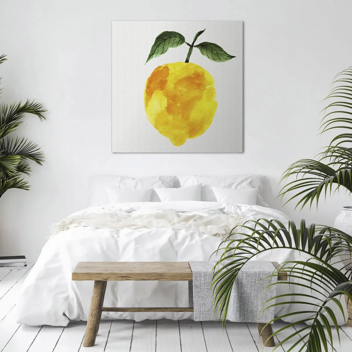 Vászonkép - Hogyan ismerjük meg a nap ízét - 40x40 cm