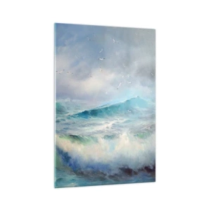 Üveg kép - "A forgószél diadalmasan üvöltött...” - 70x100 cm