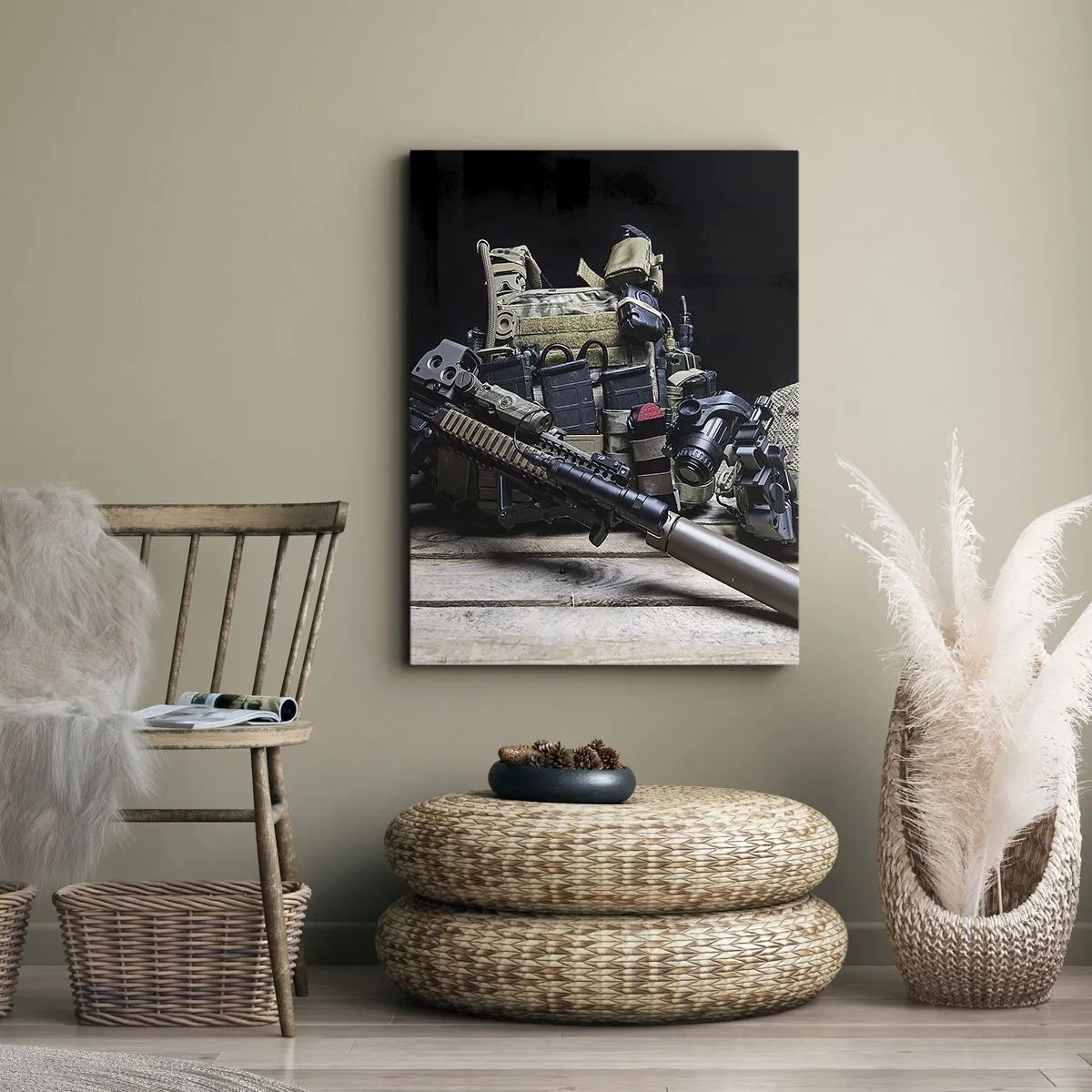 Vászonkép - Pihenj! - 45x80 cm