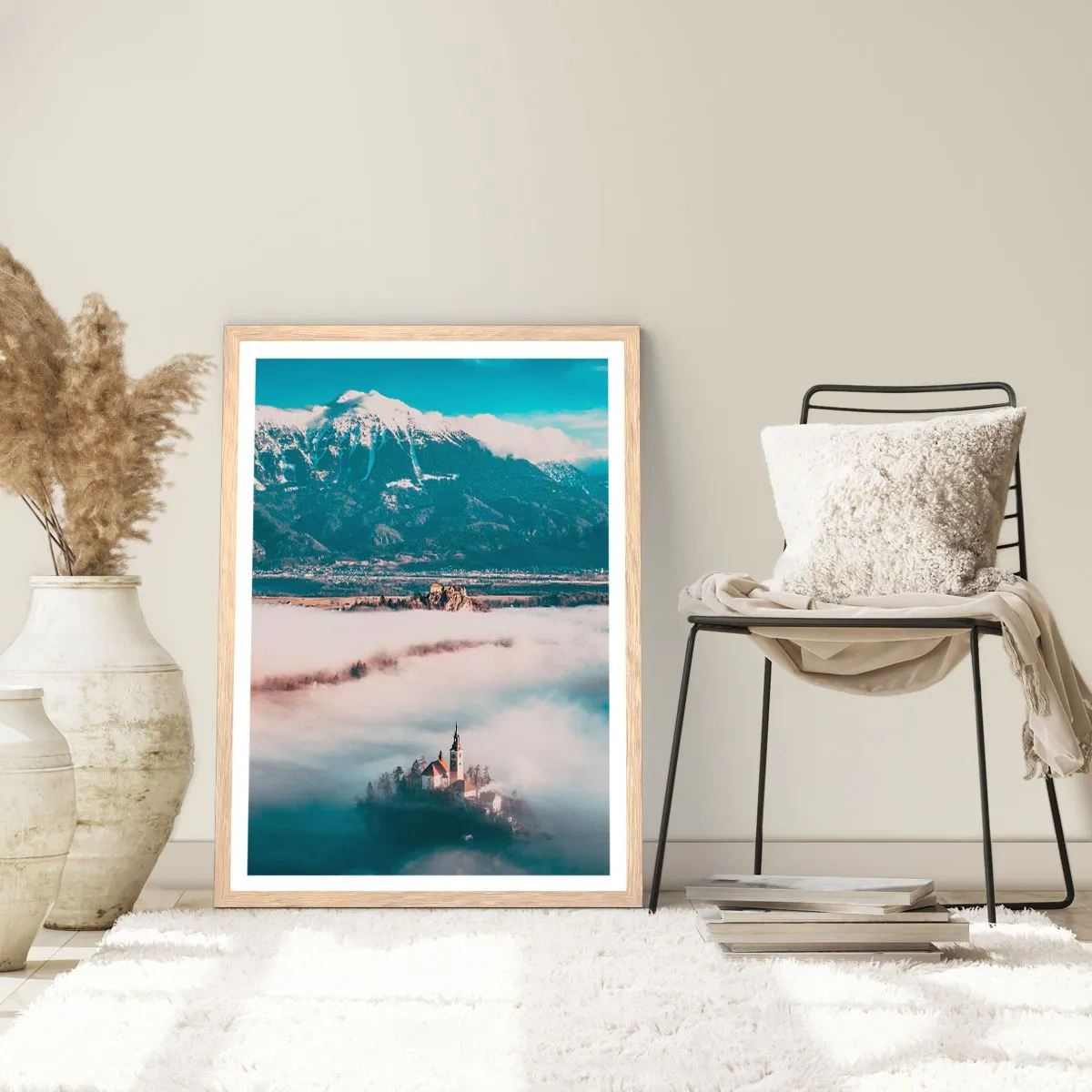 Poszter világos tölgy keretben - A mesének a kezdete - 61x91 cm