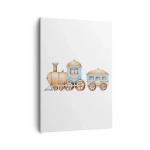 Vászonkép - Az állomáson állva... - 50x70 cm