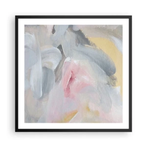 Poszter fehér keretben - Egy pasztell világban - 60x60 cm
