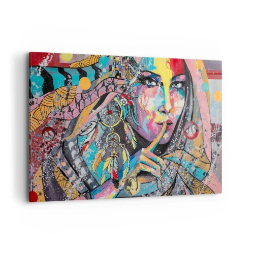 Vászonkép - Maradj csendben, amíg meg nem érted - 120x80 cm