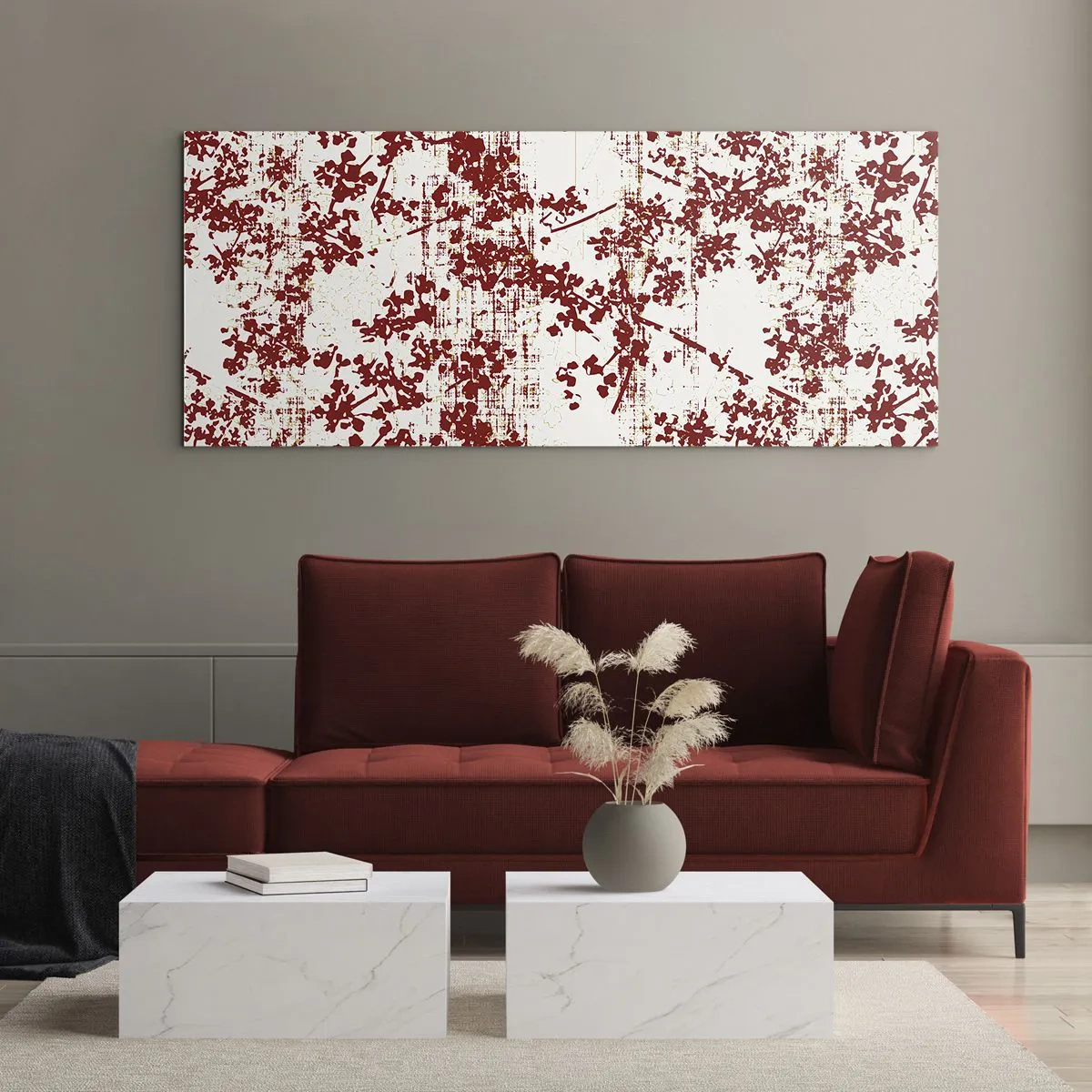 Üveg kép - Mint egy régi perkál - 100x40 cm