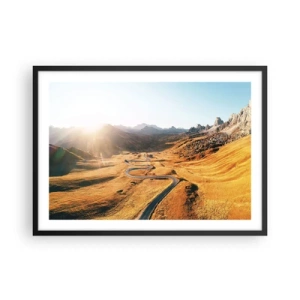 Poszter fehér keretben - Egy arany völgyben - 70x50 cm