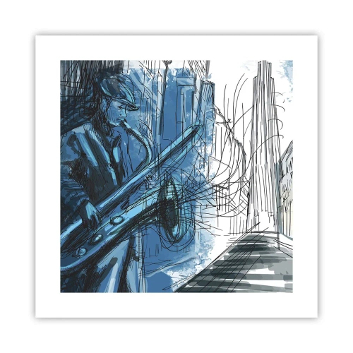 Poszter - Városi rapszódia - 40x40 cm