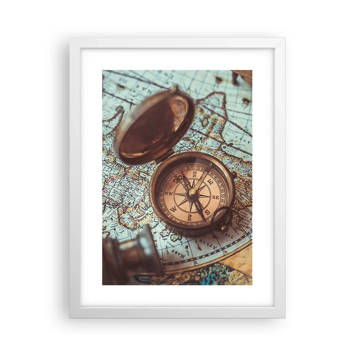 Poszter fekete keretben - A kalandvágynak - 30x40 cm