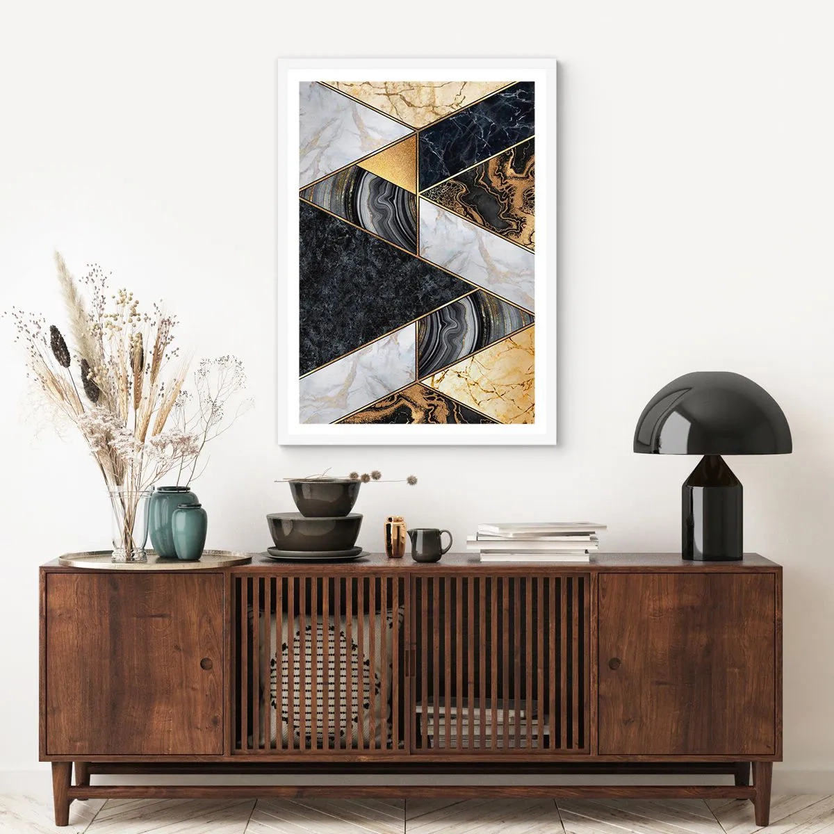 Poszter fekete keretben - Kőről kőre - 61x91 cm