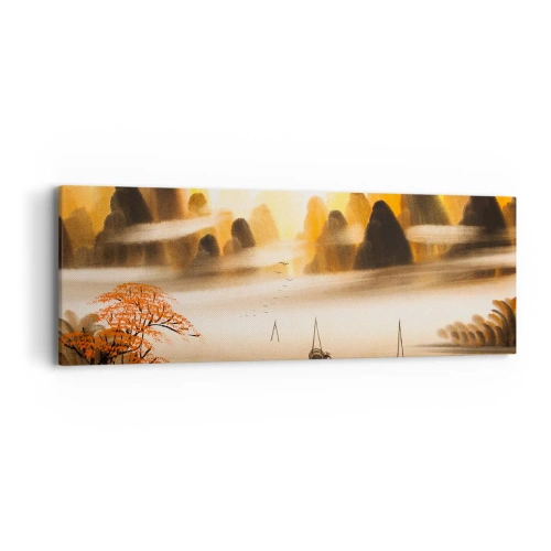 Vászonkép - Távolabb, mint a Távol-Kelet - 90x30 cm