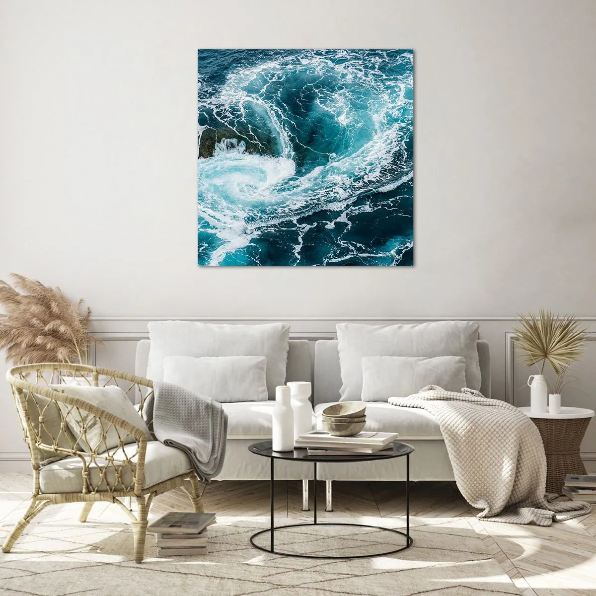 Üveg kép - A kapu a Föld közepébe - 30x30 cm